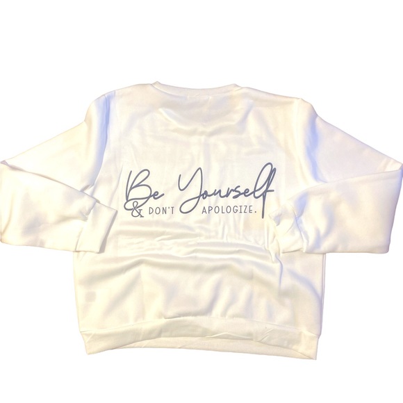Be Yourself Mental Health Graphic crewneck sweatshirt size XL - Picture 7 of 10